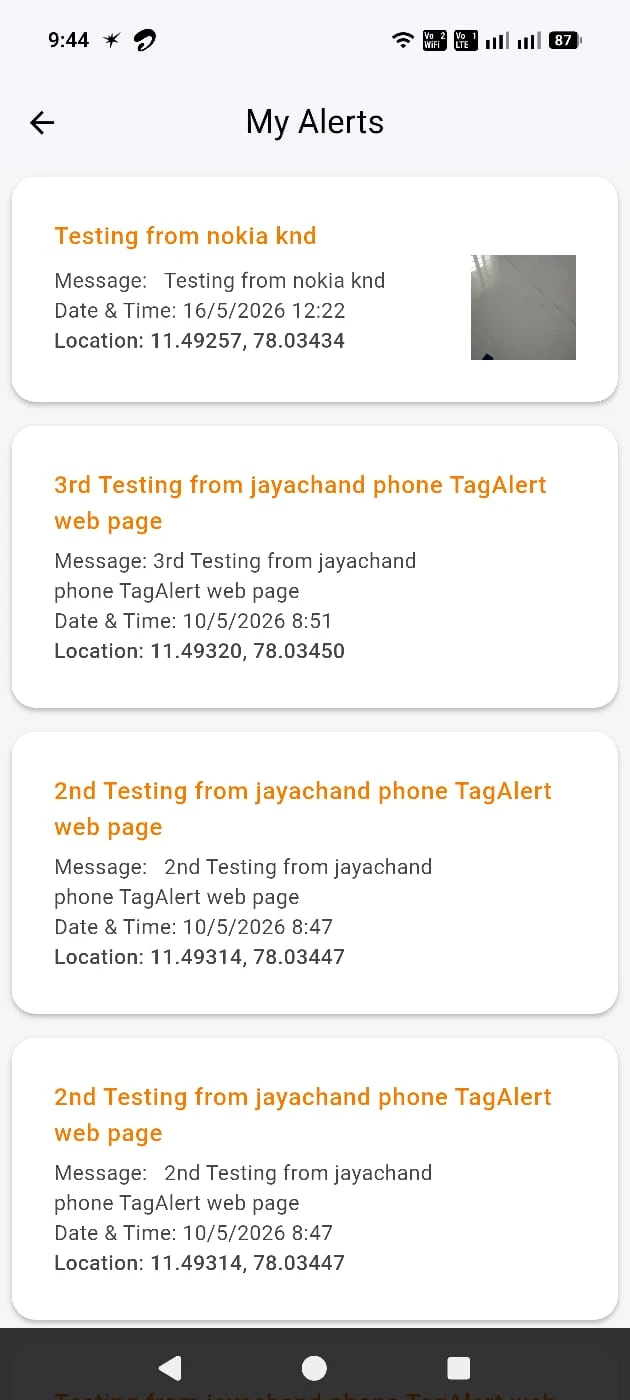 Tag registration